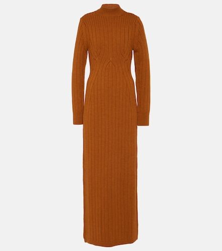 Teagan cable-knit wool maxi dress - Dries Van Noten - Modalova