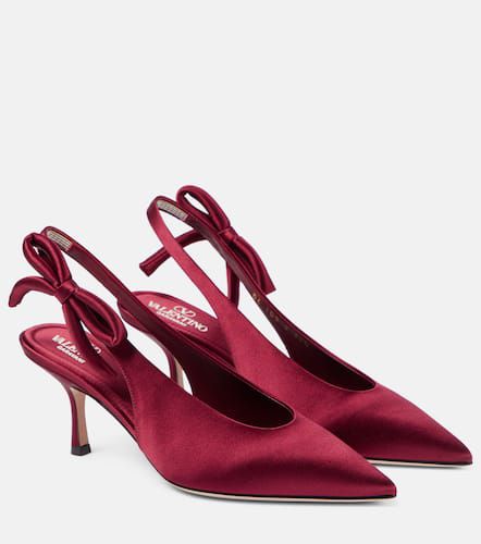 Nite-Out 70 satin slingback pumps - Valentino Garavani - Modalova