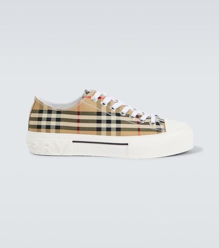 Sneakers in canvas Check - Burberry - Modalova