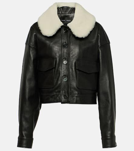 Judd shearling-trimmed leather jacket - Proenza Schouler - Modalova