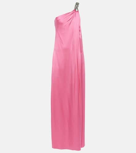 Falabella chain-detail satin gown - Stella McCartney - Modalova