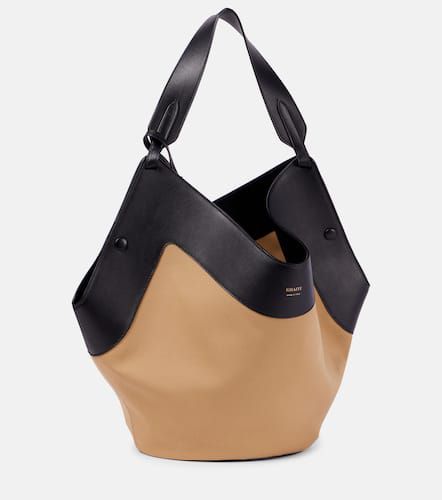 Lotus Medium canvas and leather tote bag - Khaite - Modalova