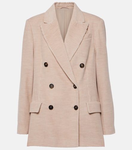 Double-breasted blazer - Brunello Cucinelli - Modalova