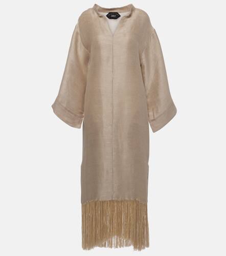 Tigris fringed linen-blend shift dress - Taller Marmo - Modalova