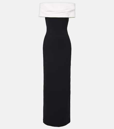 Eva colorblocked crÃªpe gown - Solace London - Modalova