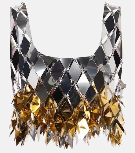 Rabanne Metallic crop top - Rabanne - Modalova