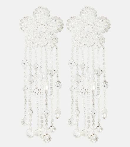 Floral crystal-embellished earrings - Magda Butrym - Modalova