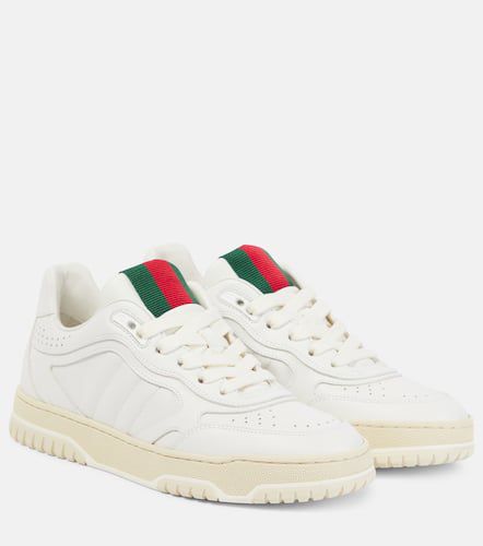 Gucci Gucci Re-Web leather sneakers - Gucci - Modalova