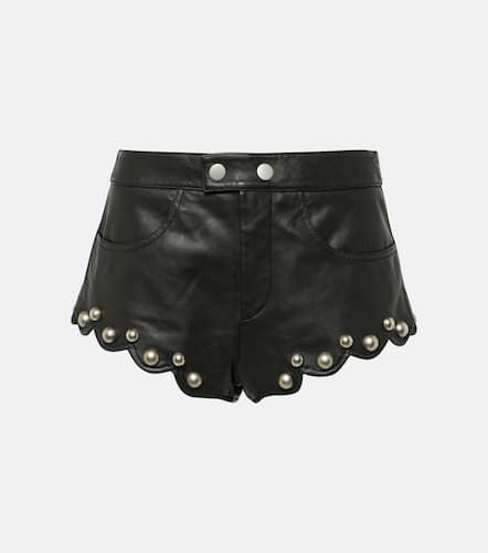 Isabel Marant Alana leather shorts - Isabel Marant - Modalova