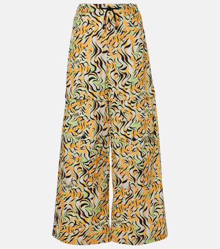 Marni Printed cotton wide-leg pants - Marni - Modalova