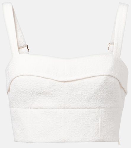 Faxon jacquard crop top - Veronica Beard - Modalova
