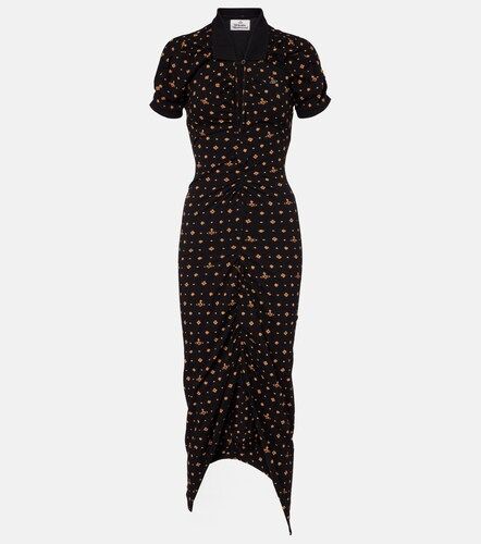 Vestido midi Pulling de algodón drapeado - Vivienne Westwood - Modalova