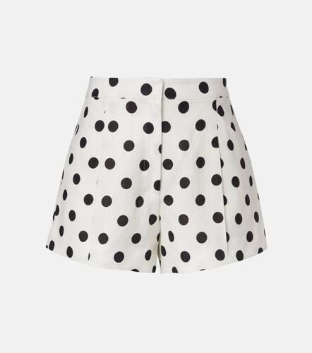 Rosalie polka-dot linen shorts - Posse - Modalova