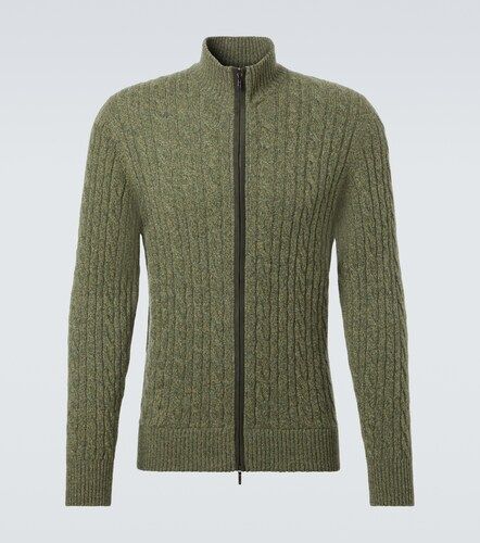 Pullover in cashmere a trecce con zip - Loro Piana - Modalova