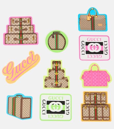 Valigeria set of 11 luggage stickers - Gucci - Modalova