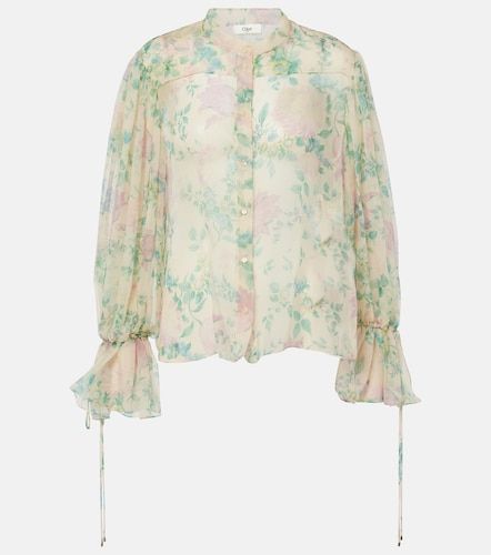 Chloé Top de seda transparente - Chloe - Modalova
