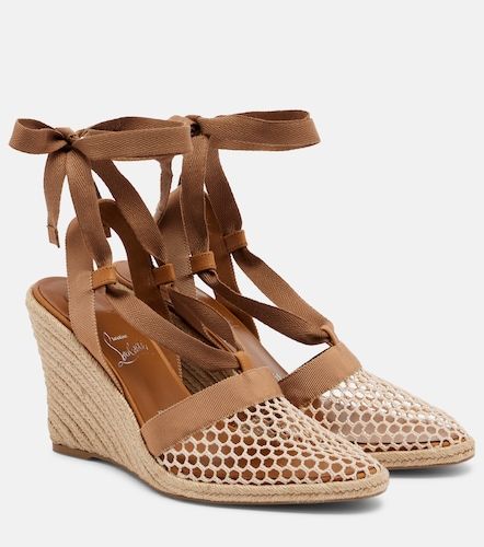 EspadrillasToleda in mesh con zeppa - Christian Louboutin - Modalova
