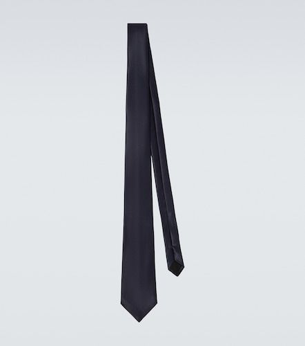 Corbata de satén de seda - Saint Laurent - Modalova