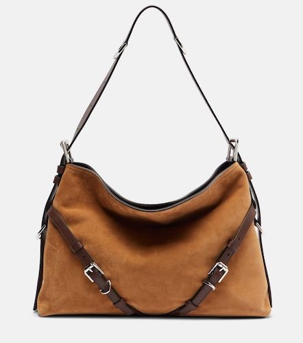 Borsa a spalla Voyou Medium in suede - Givenchy - Modalova