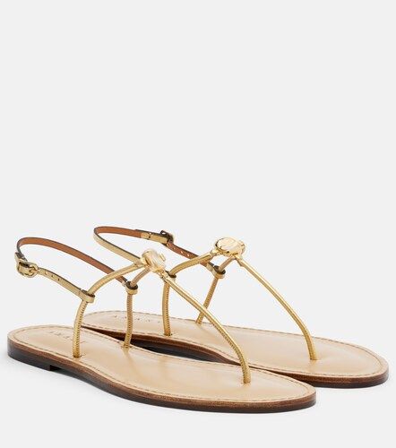 Naivasha leather thong sandals - Amanu - Modalova