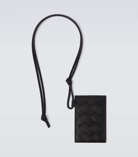 Intrecciato leather luggage tag - Bottega Veneta - Modalova