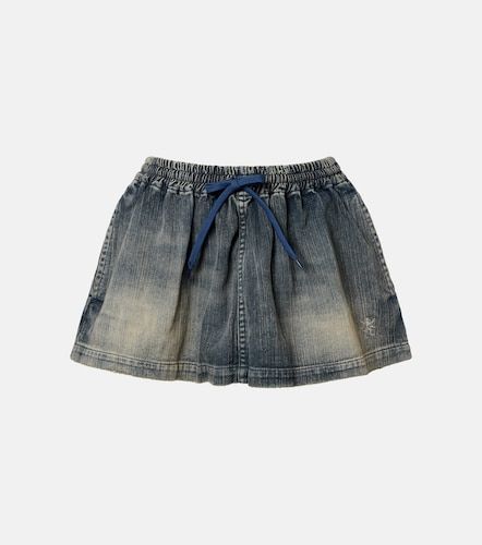 Distressed denim miniskirt - Balenciaga - Modalova