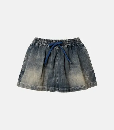 Distressed denim miniskirt - Balenciaga - Modalova