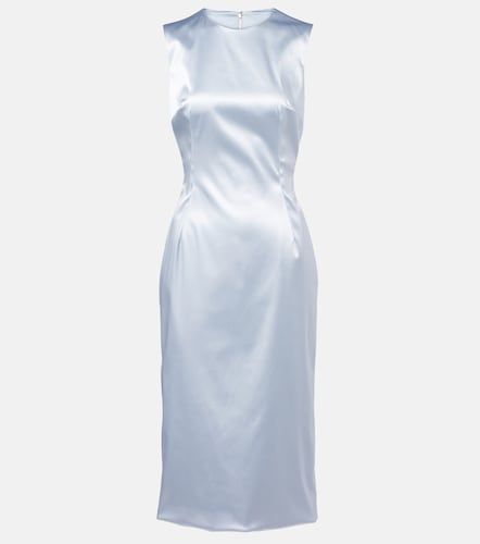 Dolce&Gabbana Abito midi in raso - Dolce&Gabbana - Modalova