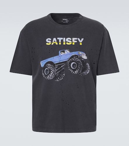 Camiseta MothTech de jersey con efecto desgastado - Satisfy - Modalova