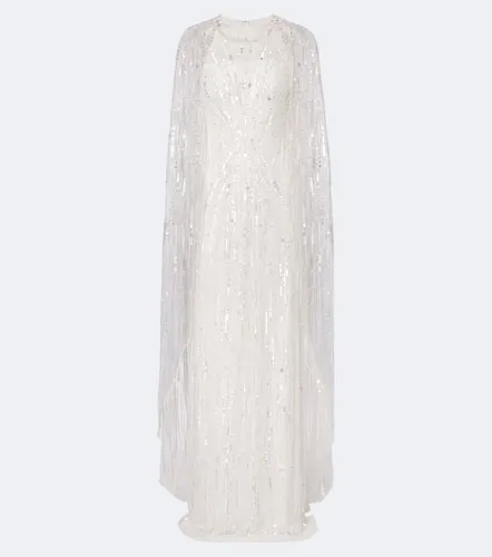 Nirvana caped embellished gown - Jenny Packham - Modalova
