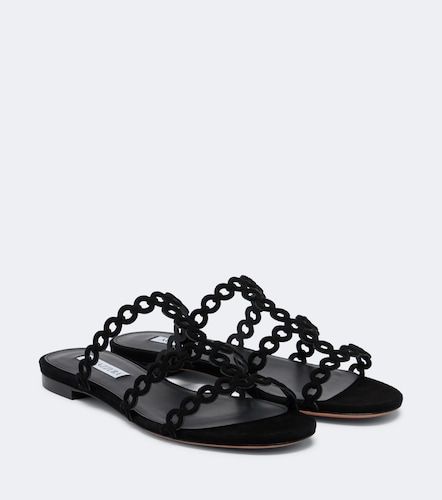 Infinity Chain suede sandals - Aquazzura - Modalova