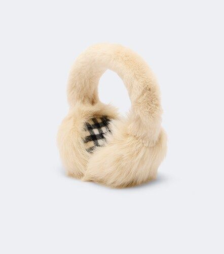 Burberry Paraorecchie in shearling - Burberry - Modalova