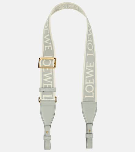 Anagram leather-trimmed bag strap - Loewe - Modalova