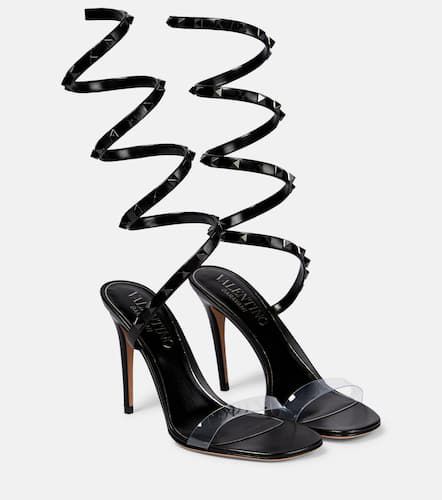 Rockstud leather sandals - Valentino Garavani - Modalova