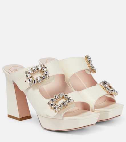 Embellished leather sandals - Roger Vivier - Modalova