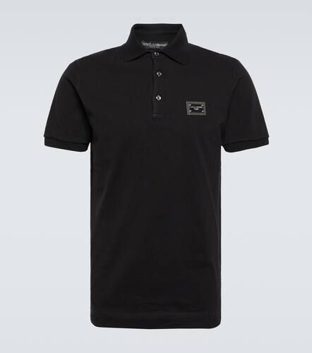 Cotton piquÃ© polo shirt - Dolce&Gabbana - Modalova