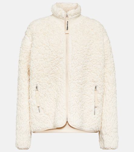 Faux fur-trimmed cotton jacket - Jil Sander - Modalova