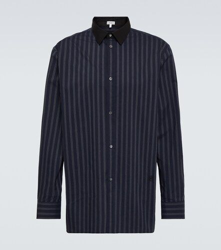 Camisa de popelín de algodón a rayas - Loewe - Modalova