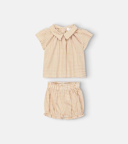 Bebé - set Miki de top y shorts de algodón - C'era Una Volta - Modalova
