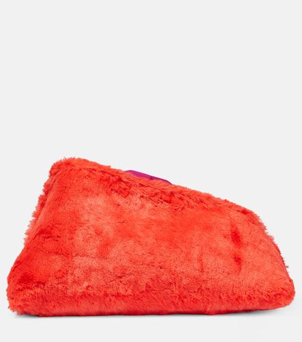 The Attico 8.30 PM faux fur clutch - The Attico - Modalova