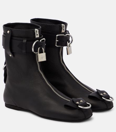 Lock leather ankle boots - JW Anderson - Modalova