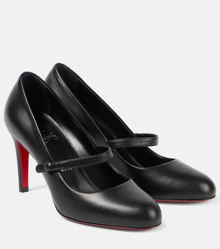 Mary-Jane-Pumps Pumppie 85 aus Nappaleder - Christian Louboutin - Modalova