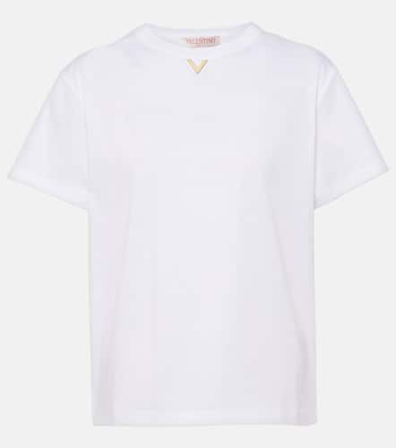 VGold cotton jersey T-shirt - Valentino - Modalova