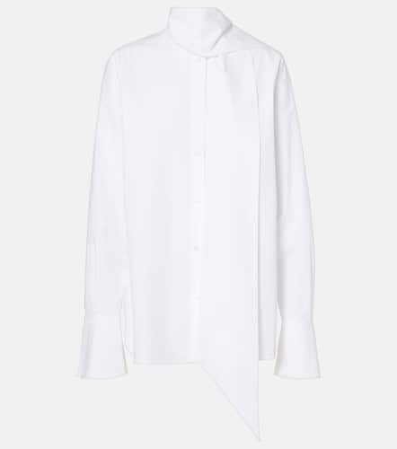 Tie-neck cotton poplin blouse - Nina Ricci - Modalova