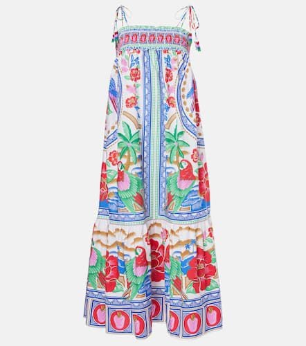 Farm Rio Floral cotton midi dress - Farm Rio - Modalova