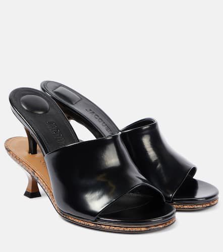 Les Doubles patent leather mules - Jacquemus - Modalova