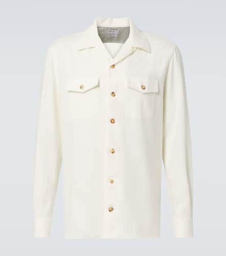 Wool and cashmere Western shirt - Brunello Cucinelli - Modalova