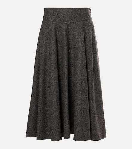 Jennine wool flannel midi skirt - Ralph Lauren Collection - Modalova