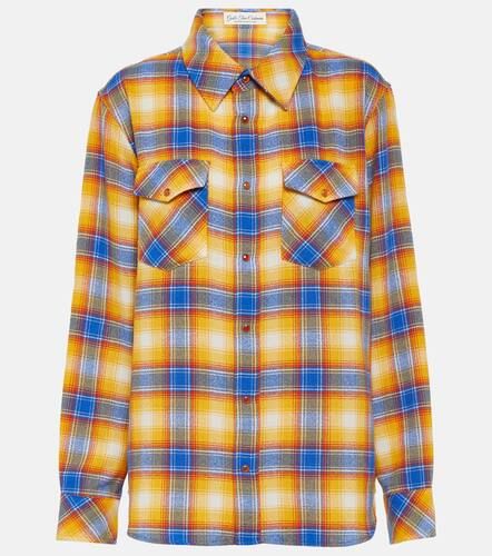 Tartan cashmere shirt - God's True Cashmere - Modalova