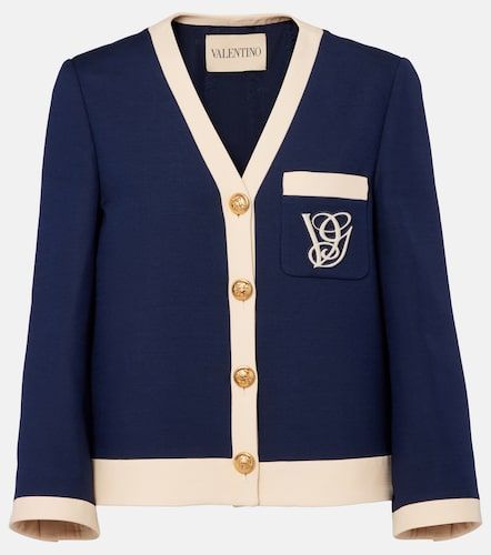 Embroidered wool and silk jacket - Valentino Garavani - Modalova